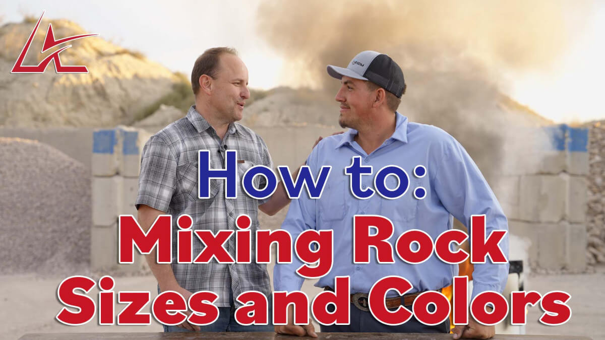 How to Mix Rock Sizes and Colors