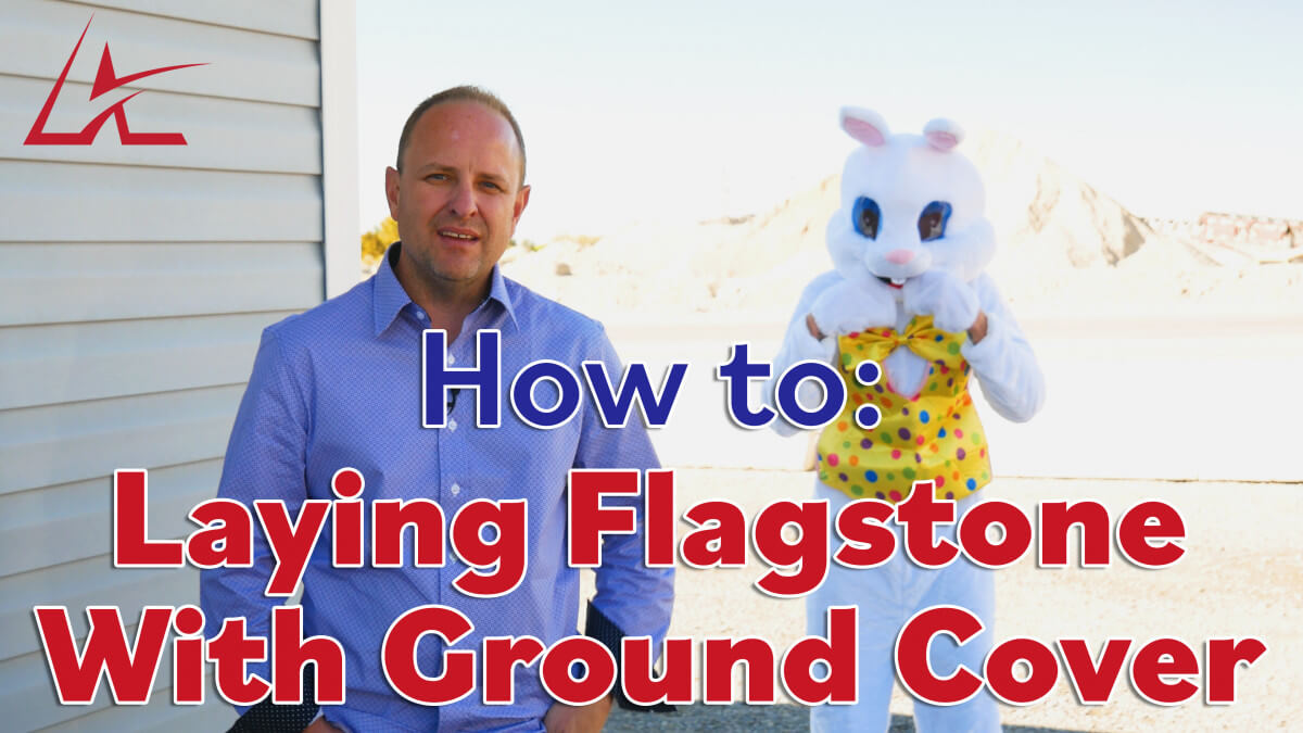 How to lay Flagstone with Ground Cover