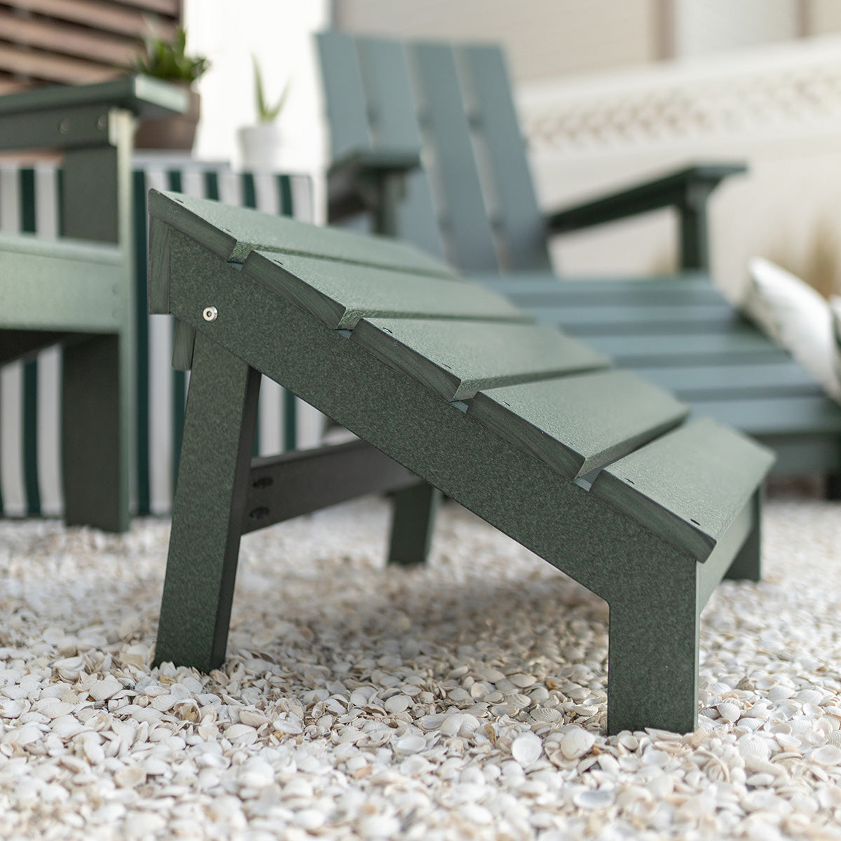 Mayhew Adirondack Folding Footstool