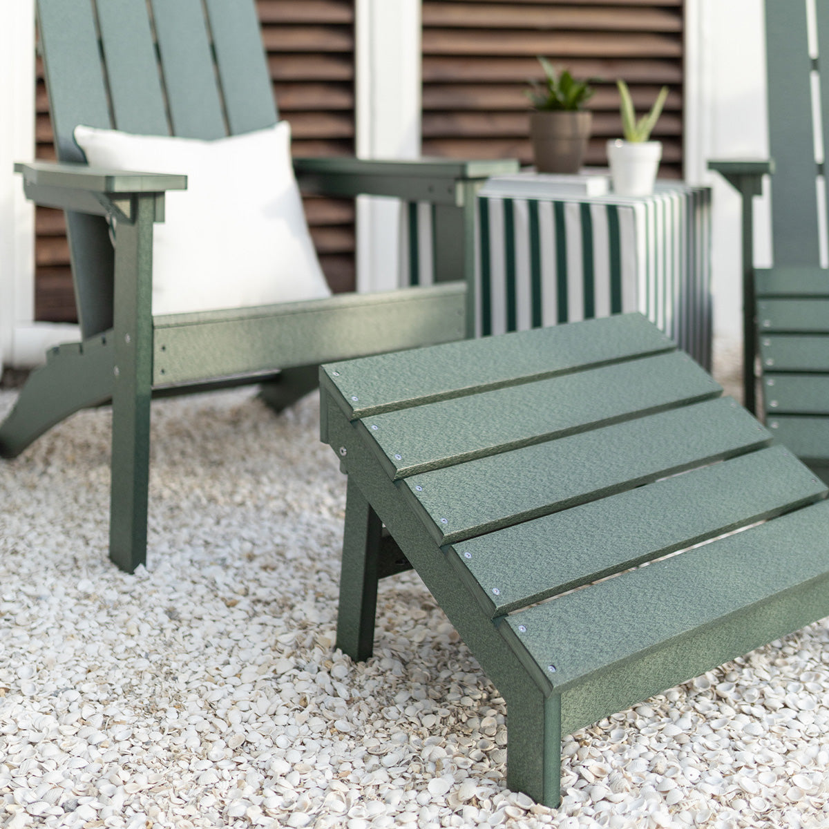 Mayhew Adirondack Folding Footstool