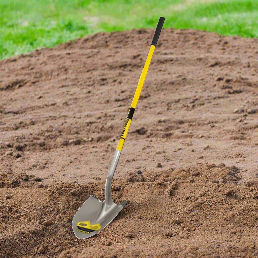 Round Point Blade Shovel 48" Handle
