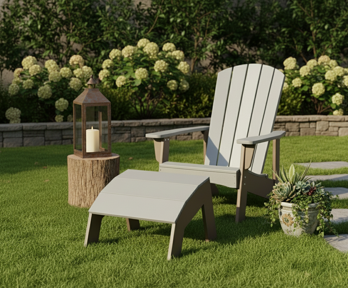 Nordic Adirondack Footstool