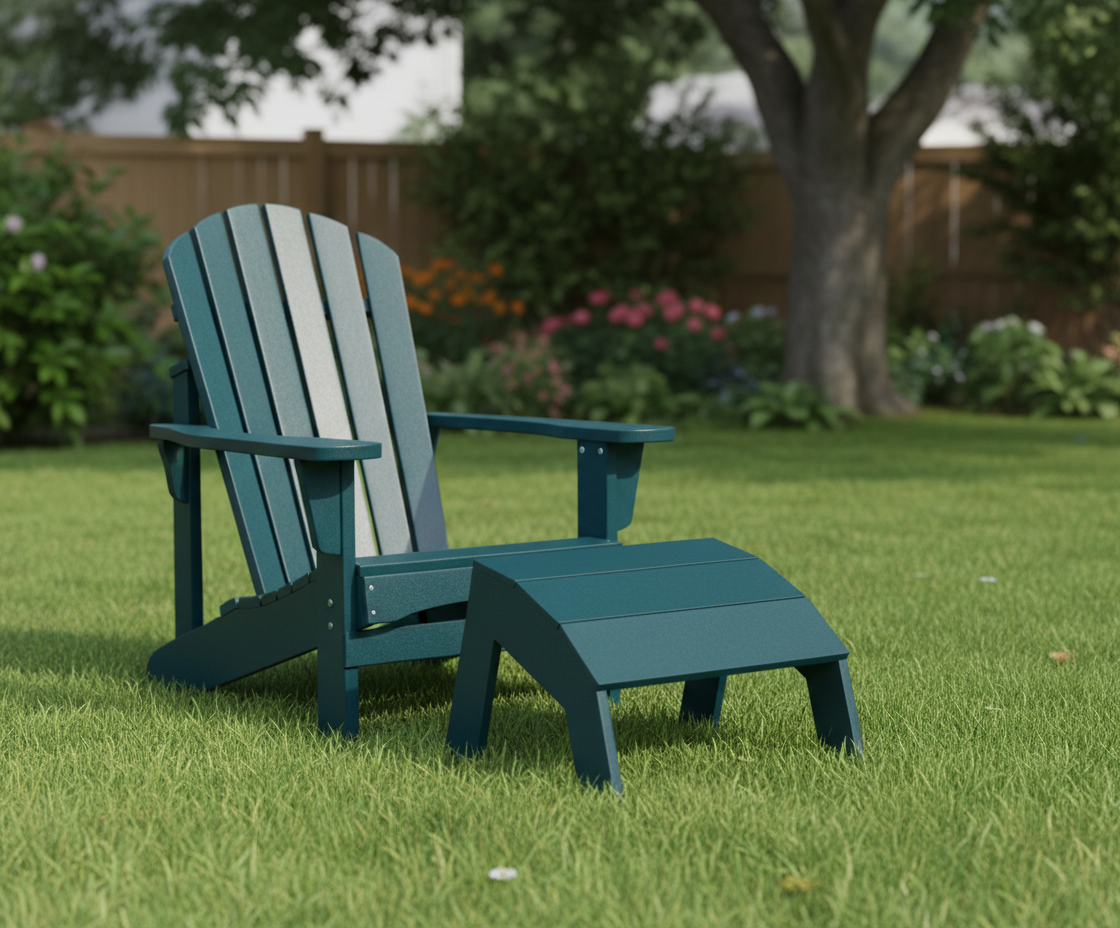 Nordic Adirondack Footstool