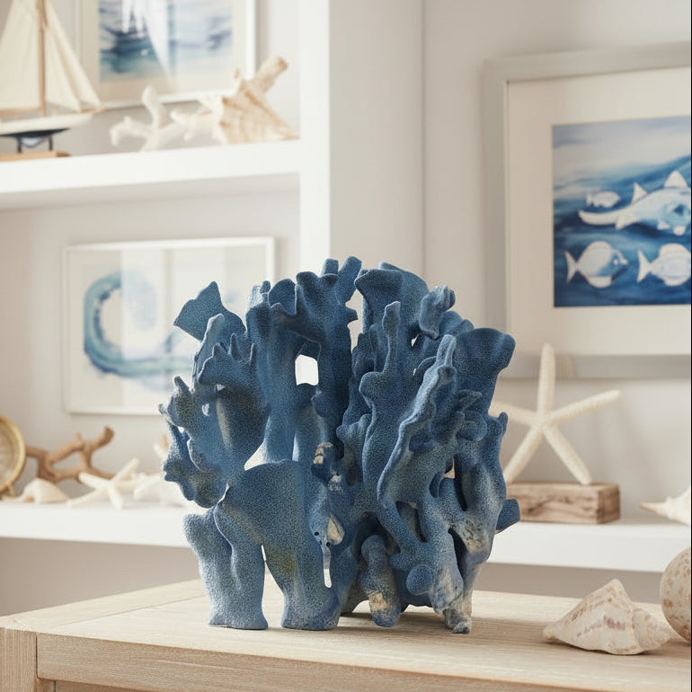 Coral azul 12-14"
