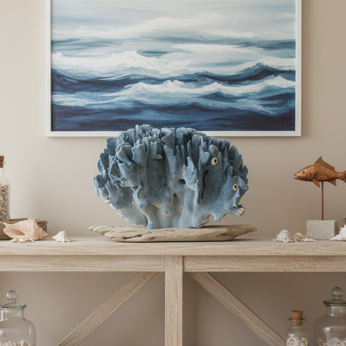 Coral azul 14-16"