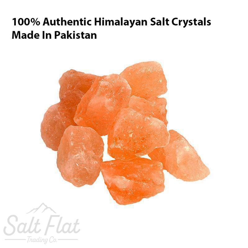 Rocas de cristal de sal natural del Himalaya