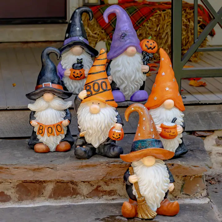 Gnomos de jardín de Halloween "Duendes"