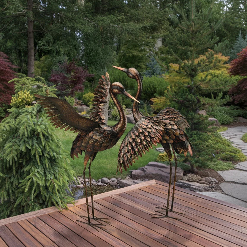 Bronze Crane
