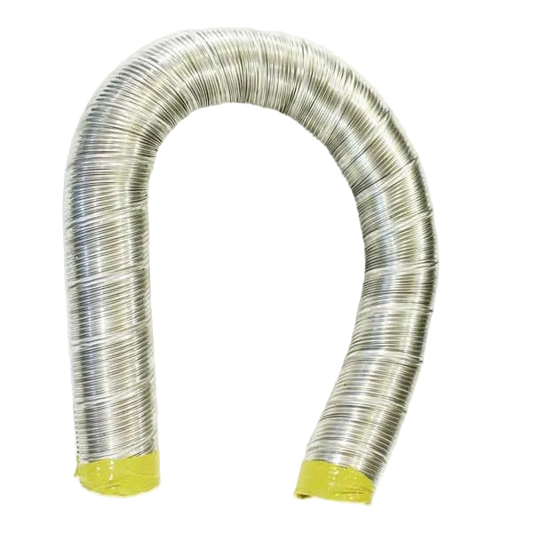 Tubo flexible de 4" de acero inoxidable