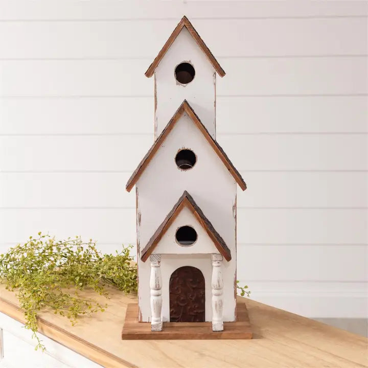 Three Story Bird House