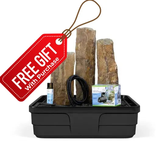 Mongolian Basalt Columns Set of 3 Landscape Fountain Kit