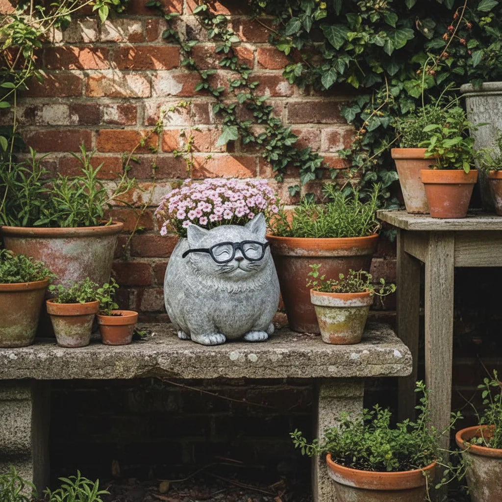 Pudgy Pal Planters with Glasses