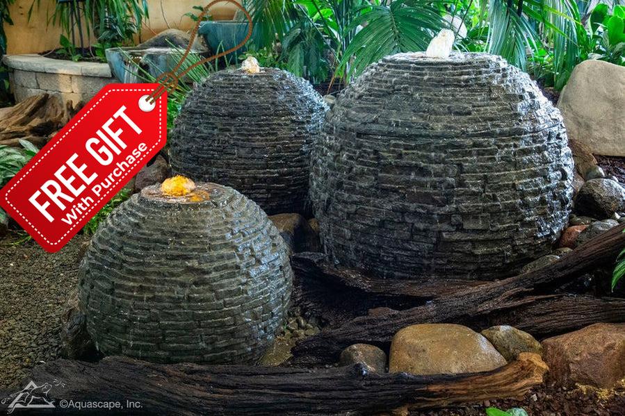 Stacked Slate Spheres