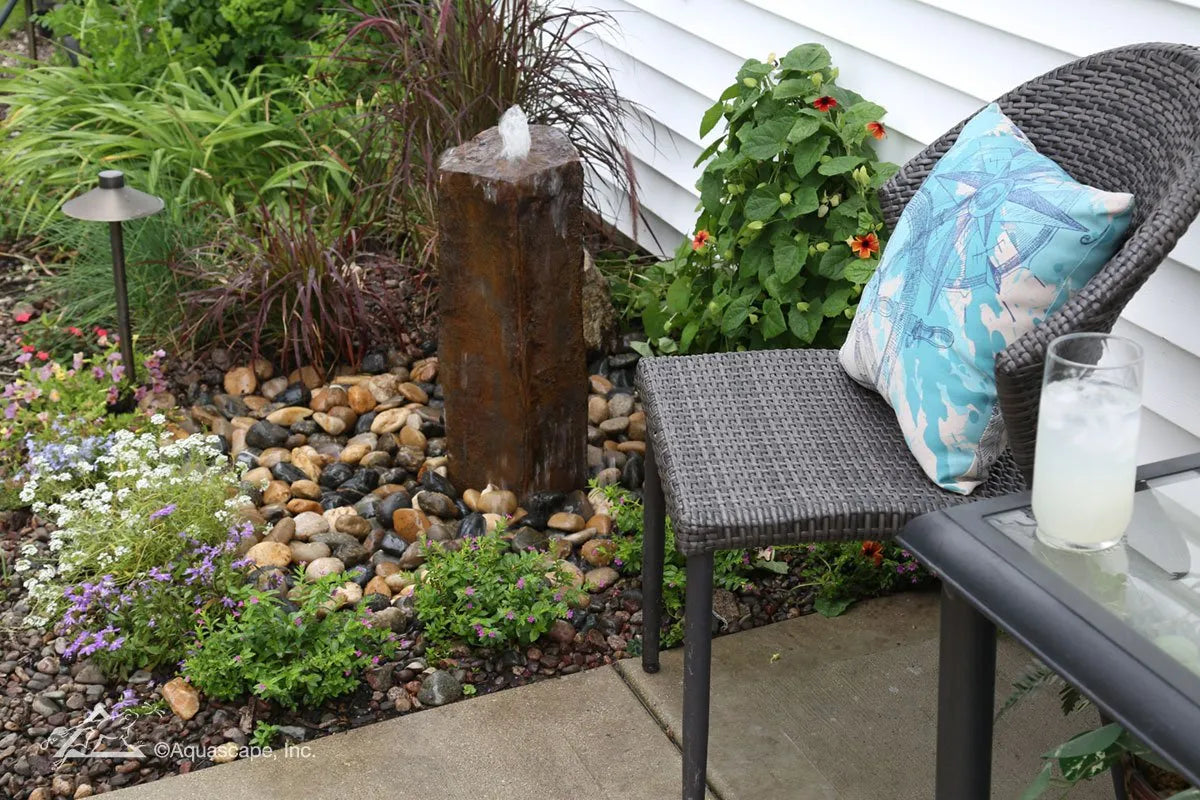 Faux Basalt Column Fountain Kit | 24″