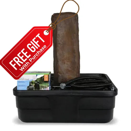 Faux Basalt Column Fountain Kit | 24″