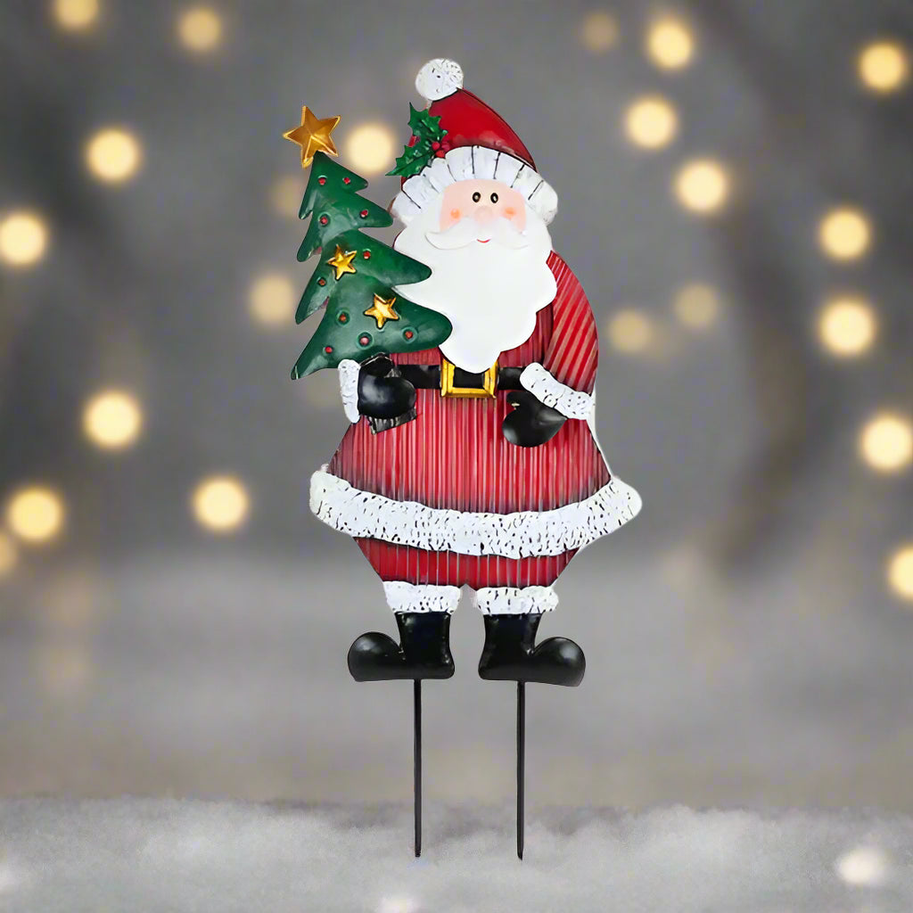 Estacas navideñas