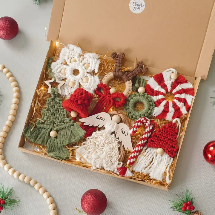 Adornos navideños bohemios