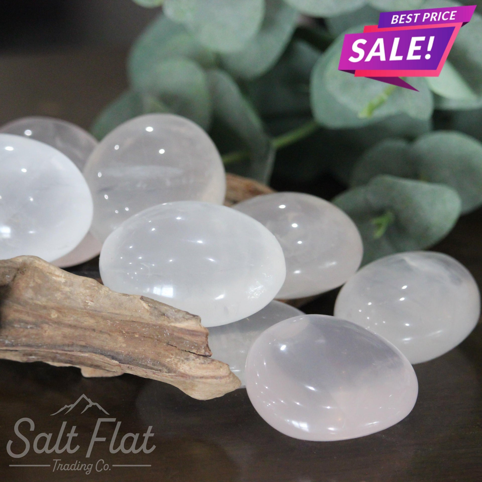 Girasol Quartz Palm Stone