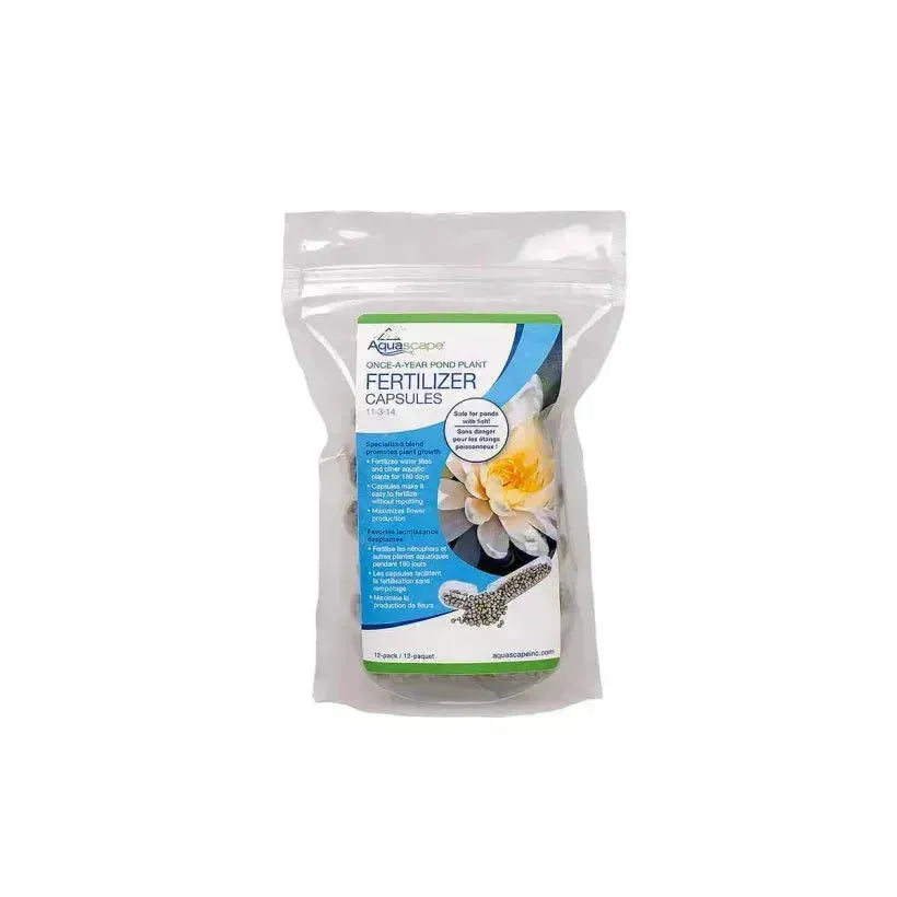 Once-A-Year Pond Plant Fertilizer | Granules and Capsules