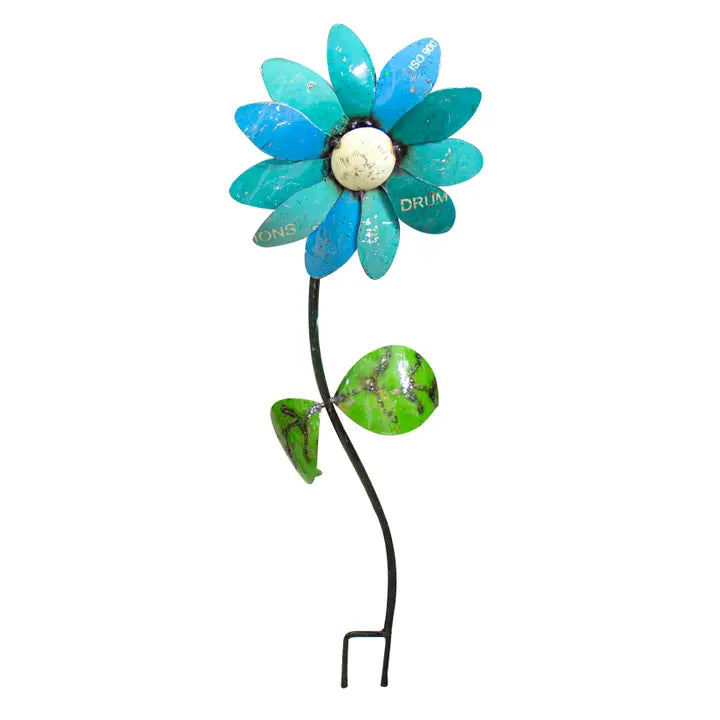 Flores de metal para jardín