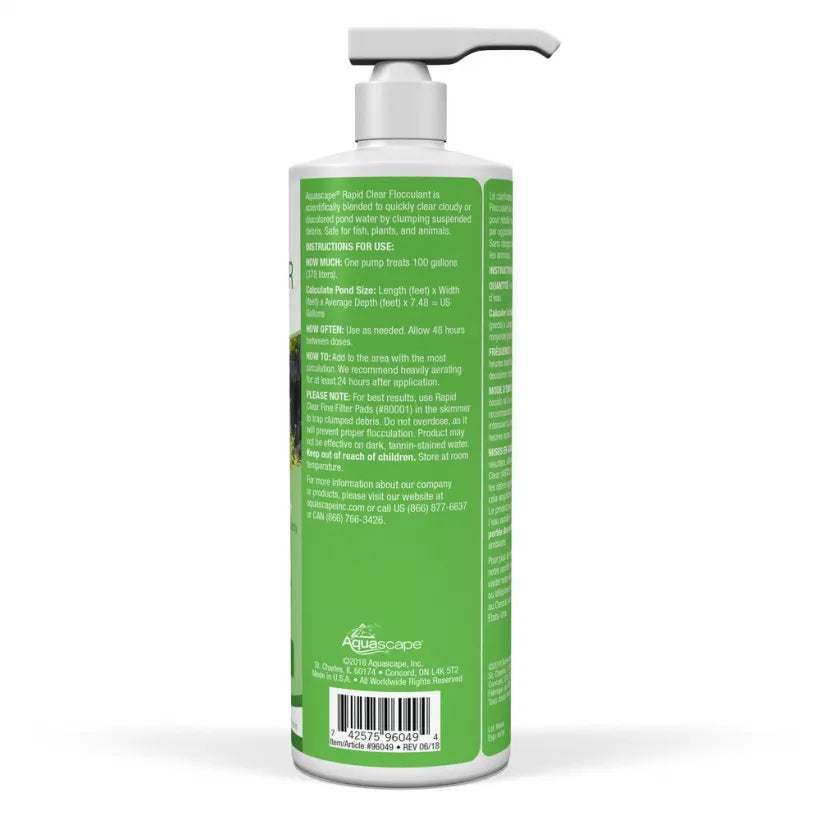 Floculante Rapid Clear 16 oz / 473 ml