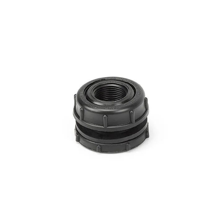 Black Poly Bulkhead Fitting