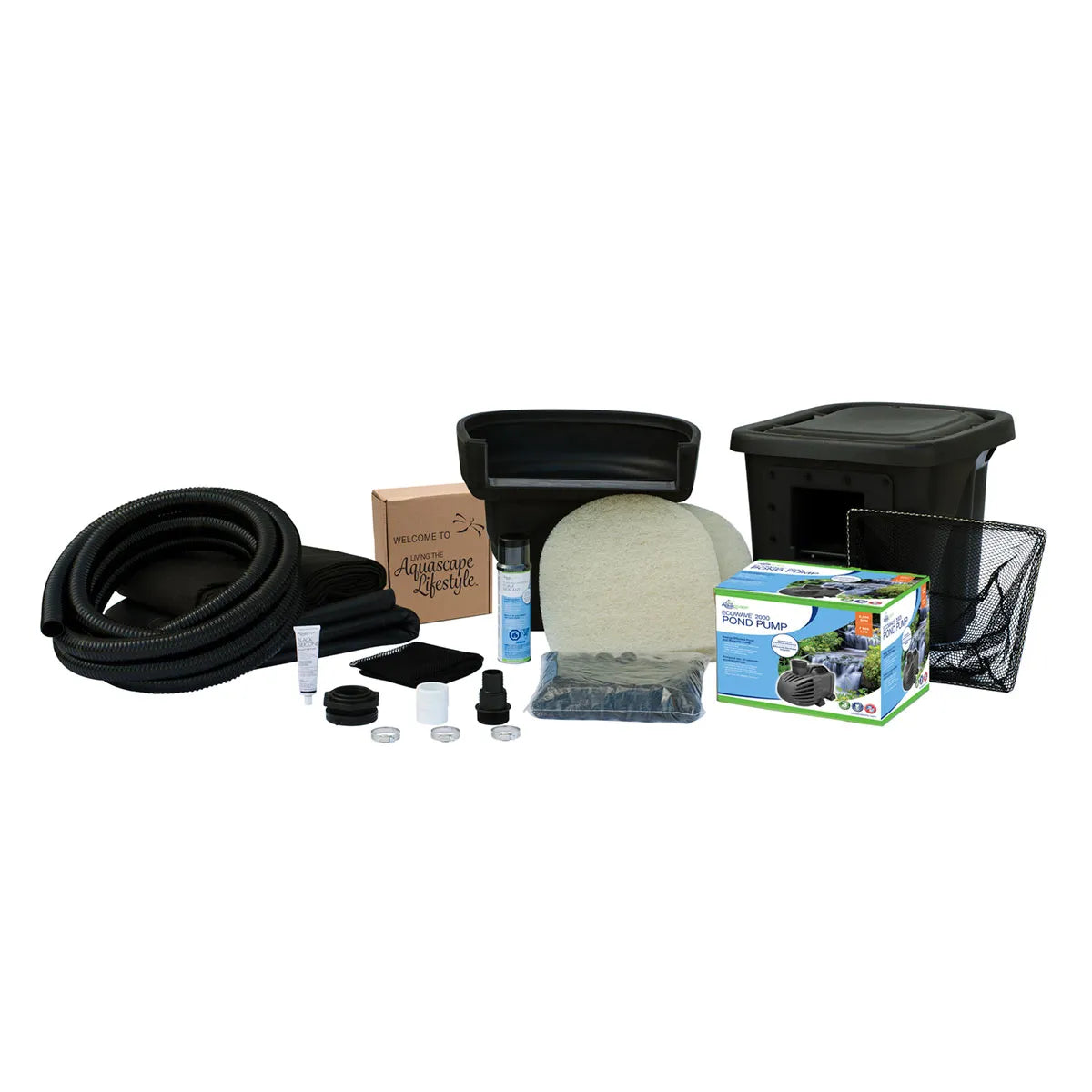Kit de estanque para patio trasero de 4' x 6' para armar uno mismo