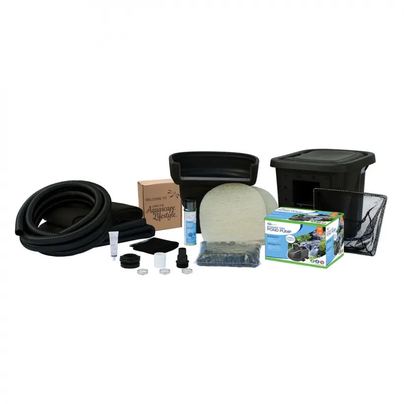 6' x 8' DIY Backyard Pond Kit w/EcoWave 2000 Pond Pump