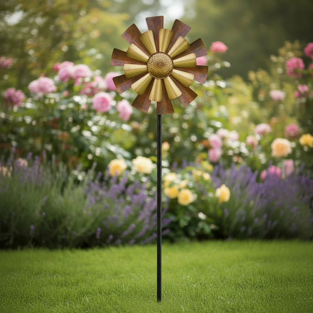 26" Wind Spinner - Copper Flame