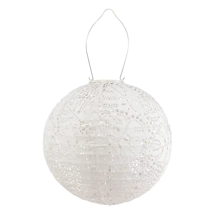 Farol solar Stella Monstera de 30 cm (12") - Porcelana