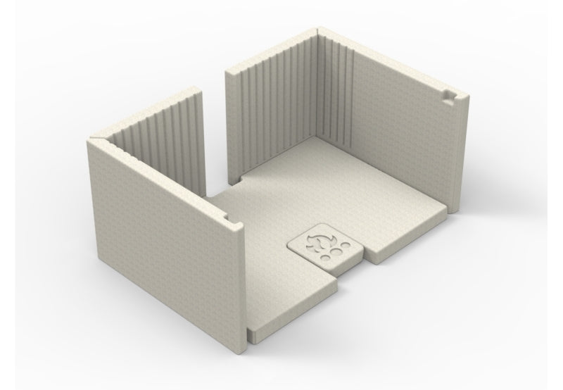 Moulded Refractory Panels For Minimalist Base And Insert AC01237