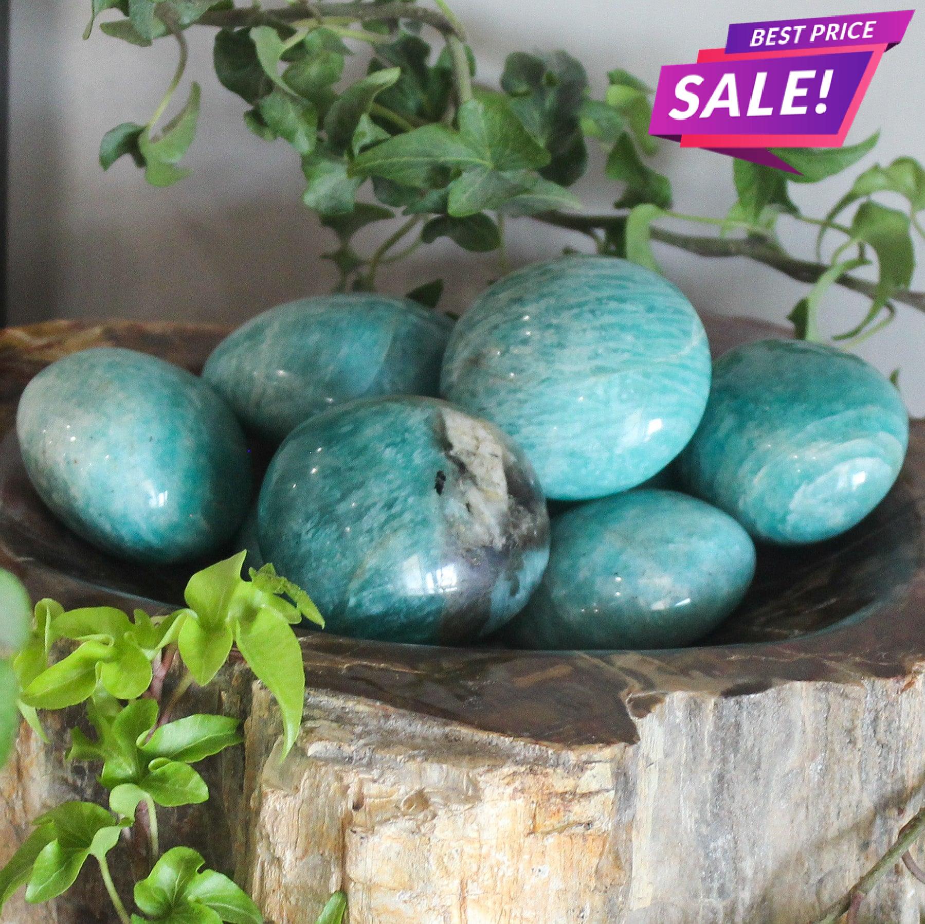 Amazonite Palm Stone