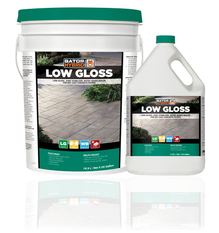 Gator Hybrid Water Base Sellador de bajo brillo, 1 gal