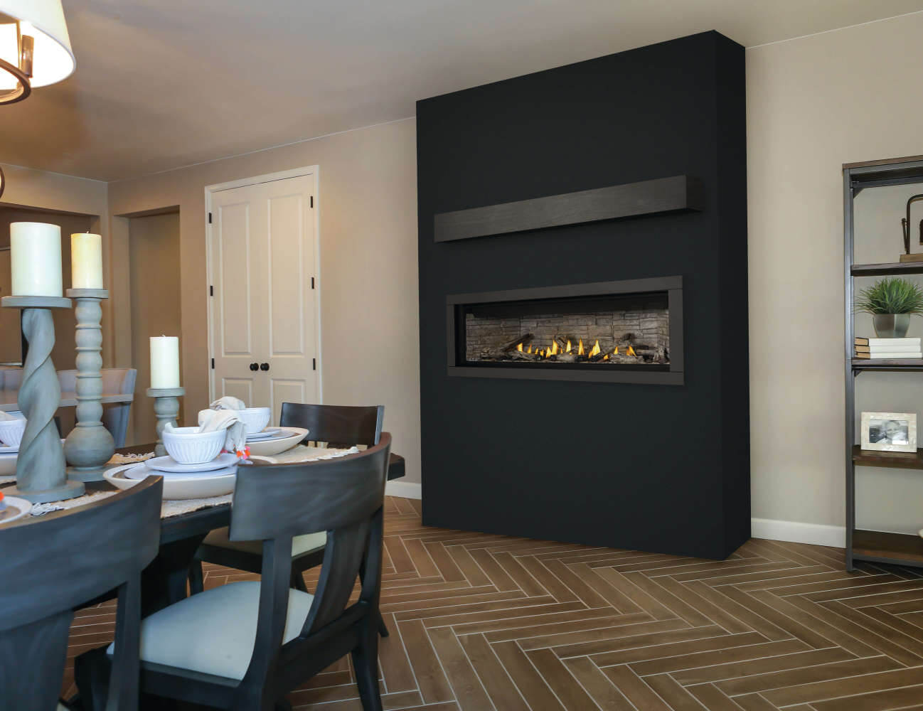 Ascent™ Linear Premium 56 Direct Vent Fireplace, Natural Gas, Electronic Ignition