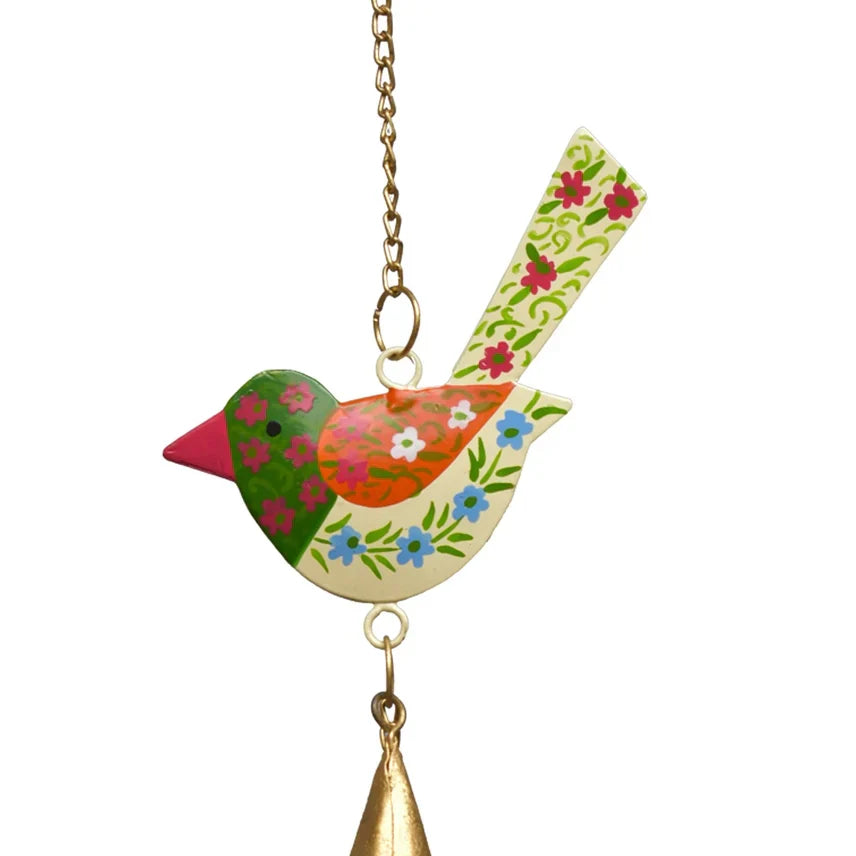 Campanas de viento Blossom Birds - Juego de 3