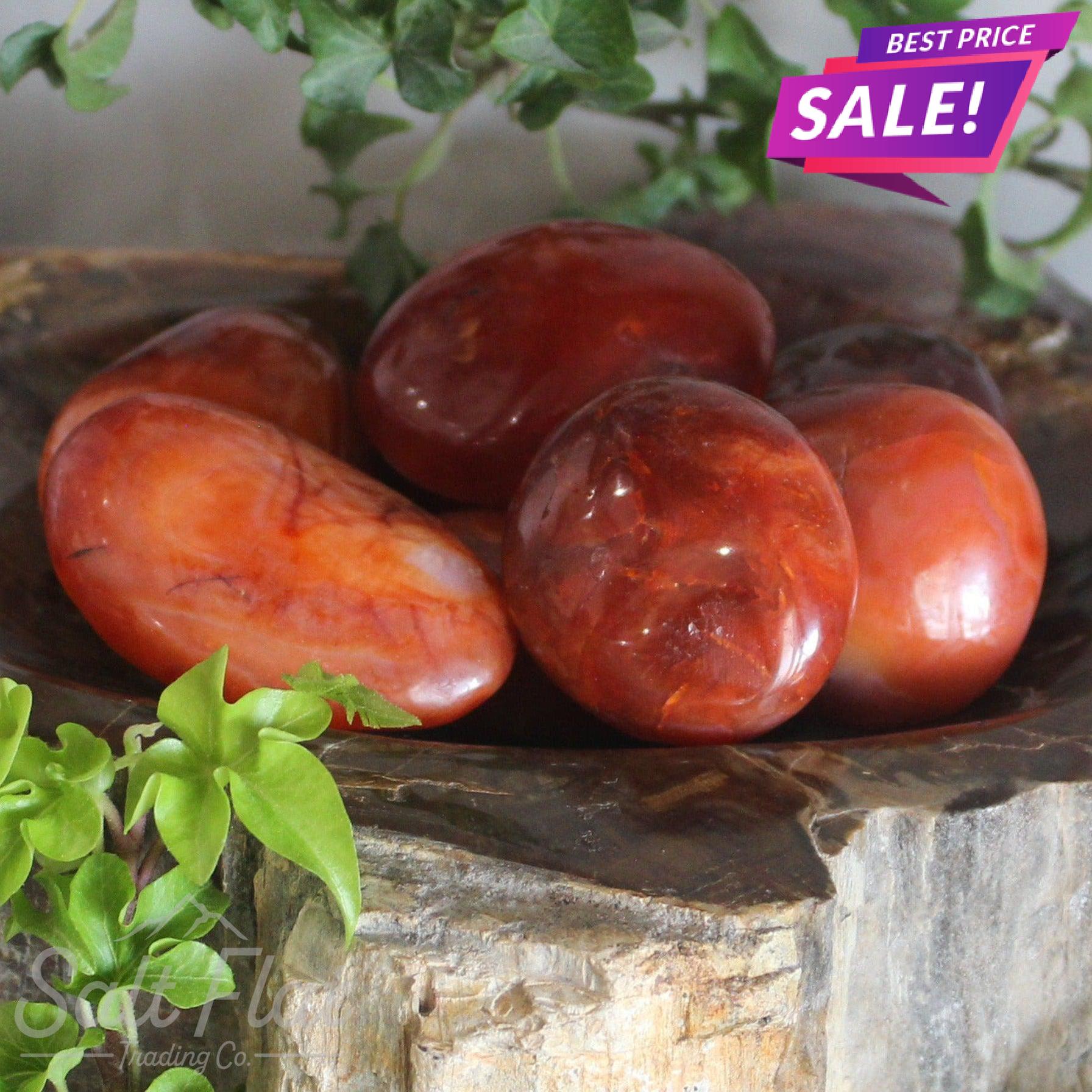 Carnelian Palm Stone
