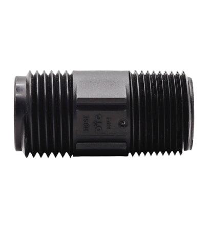 Adaptador de boquilla roscada de 3/4" MNPT x 3/4" MHT