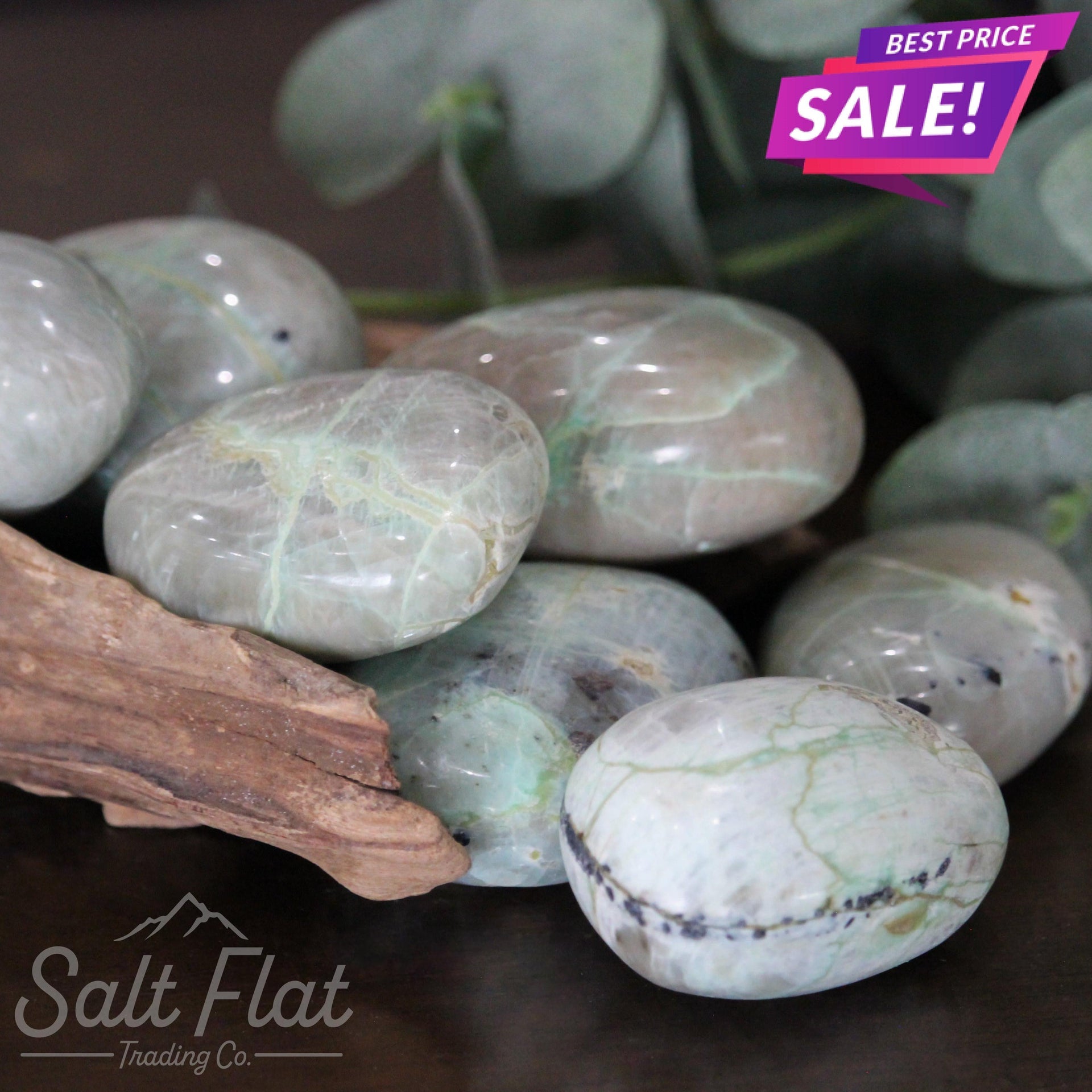 Garnierite Palm Stone