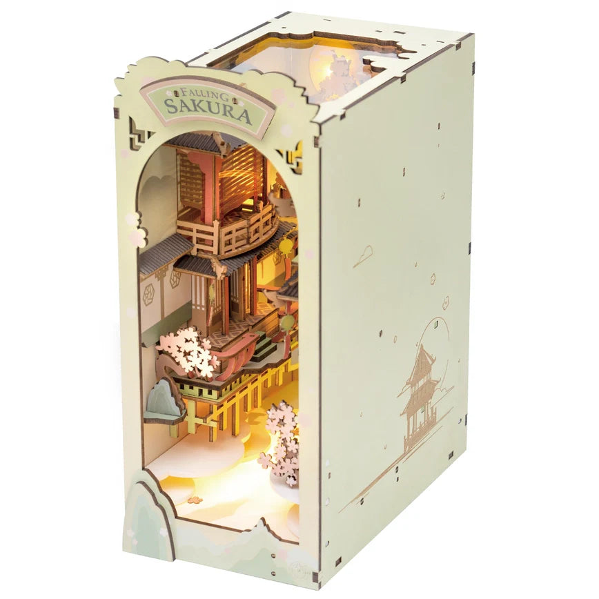 Kit de rincón de lectura para casa en miniatura DIY