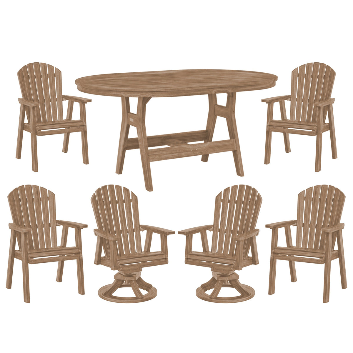 Harbor Family Outdoor Dining Set for 6 – 7 Pieces