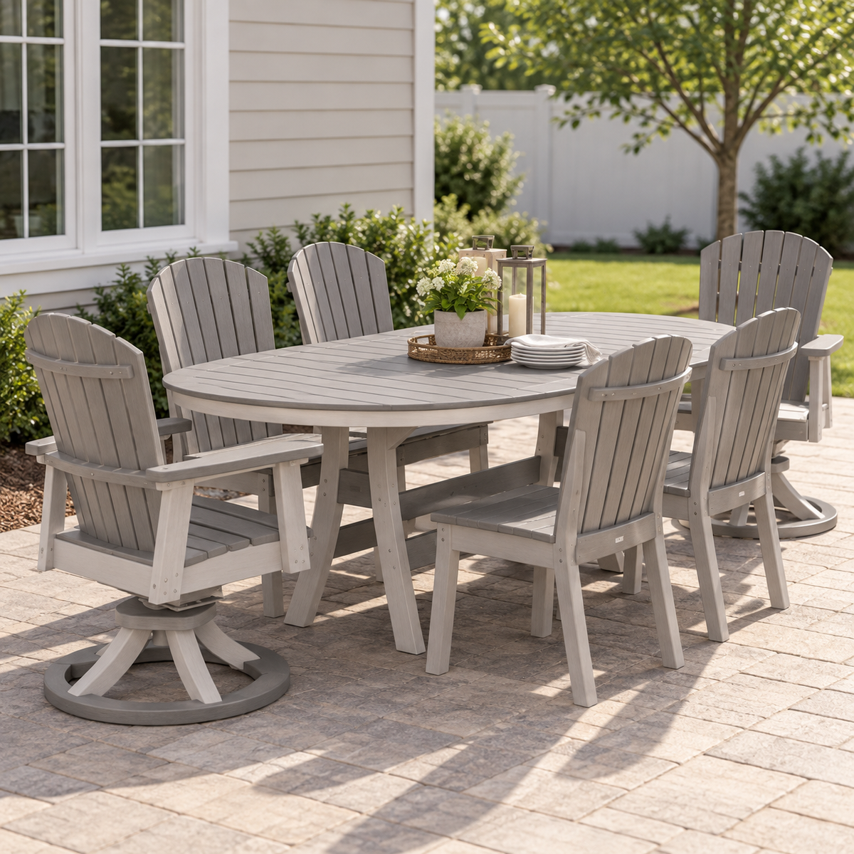 Harbor Family Outdoor Dining Set for 6 – 7 Pieces