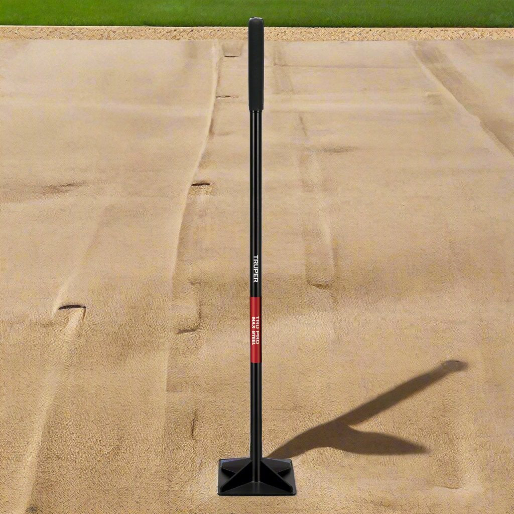 8" Steel Tamper with 48" Handle