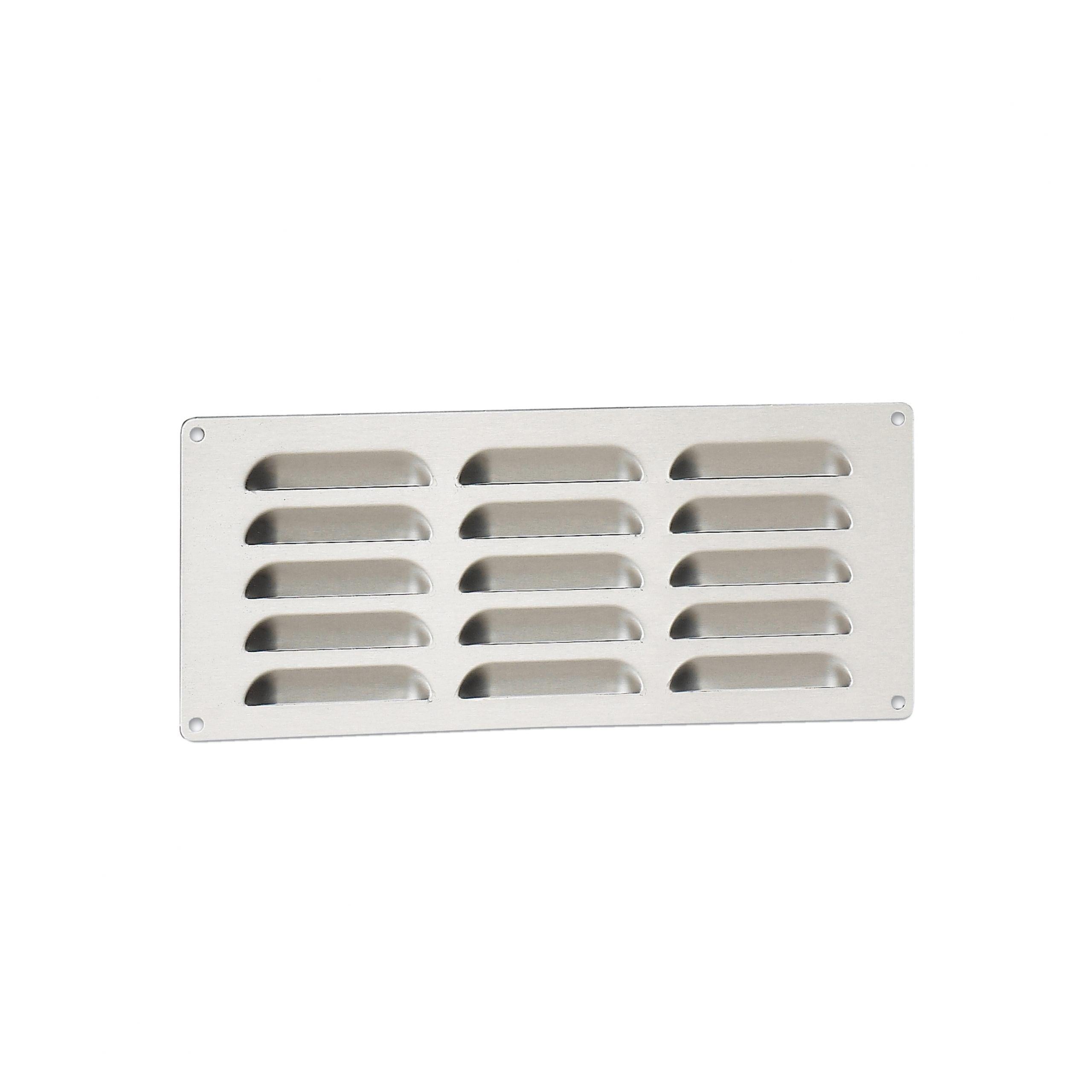 Panel de ventilación de acero inoxidable con rejillas