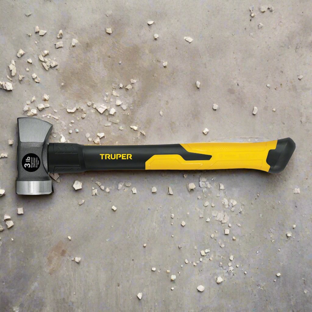 3 Lb Demolition Hammer, 14" Handle