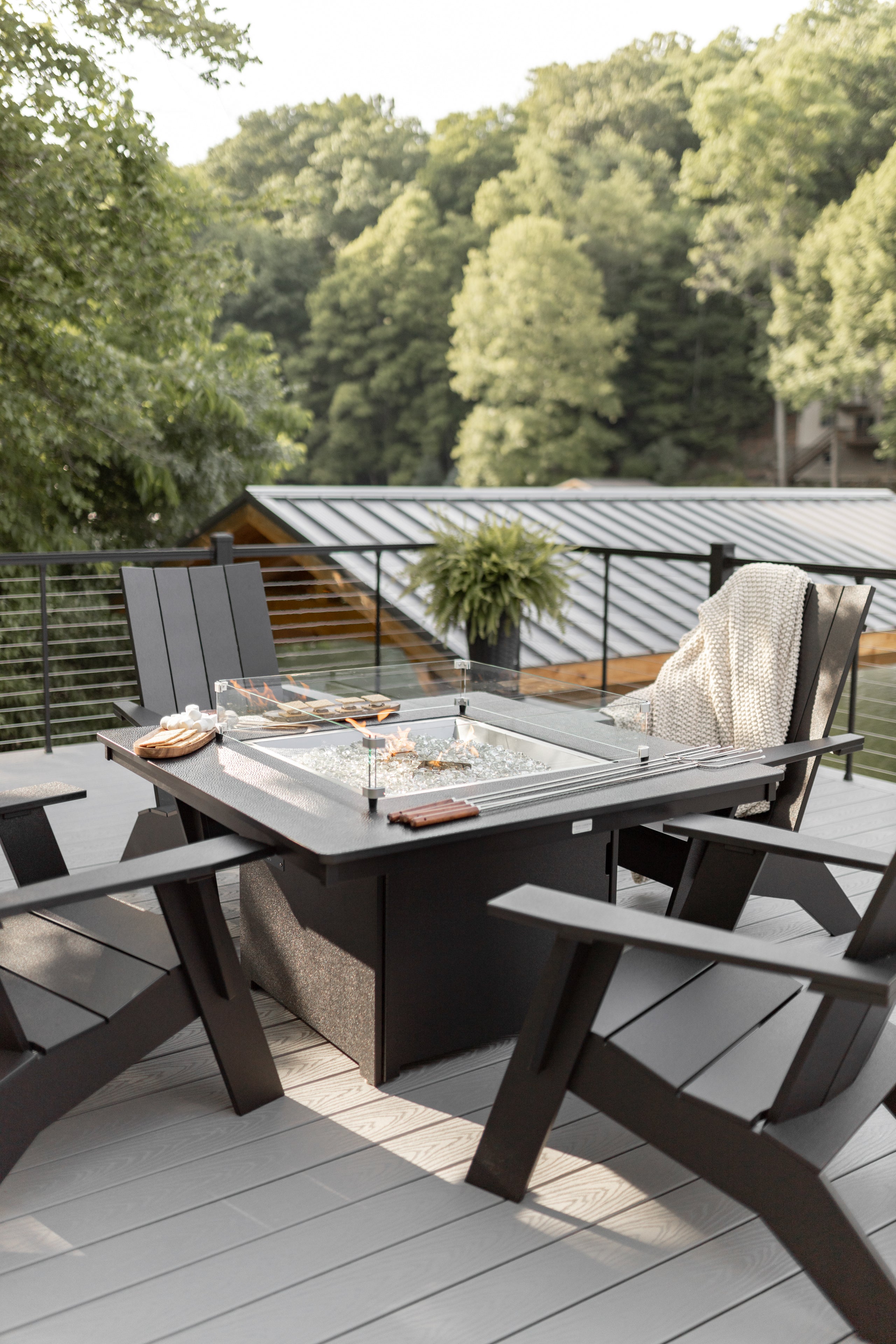 Glass Wind Guards for Berlin Gardens Fire Pits & Tables