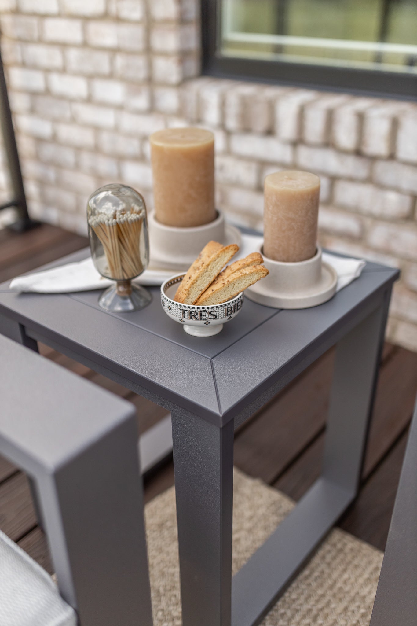 Nordic Square End Table