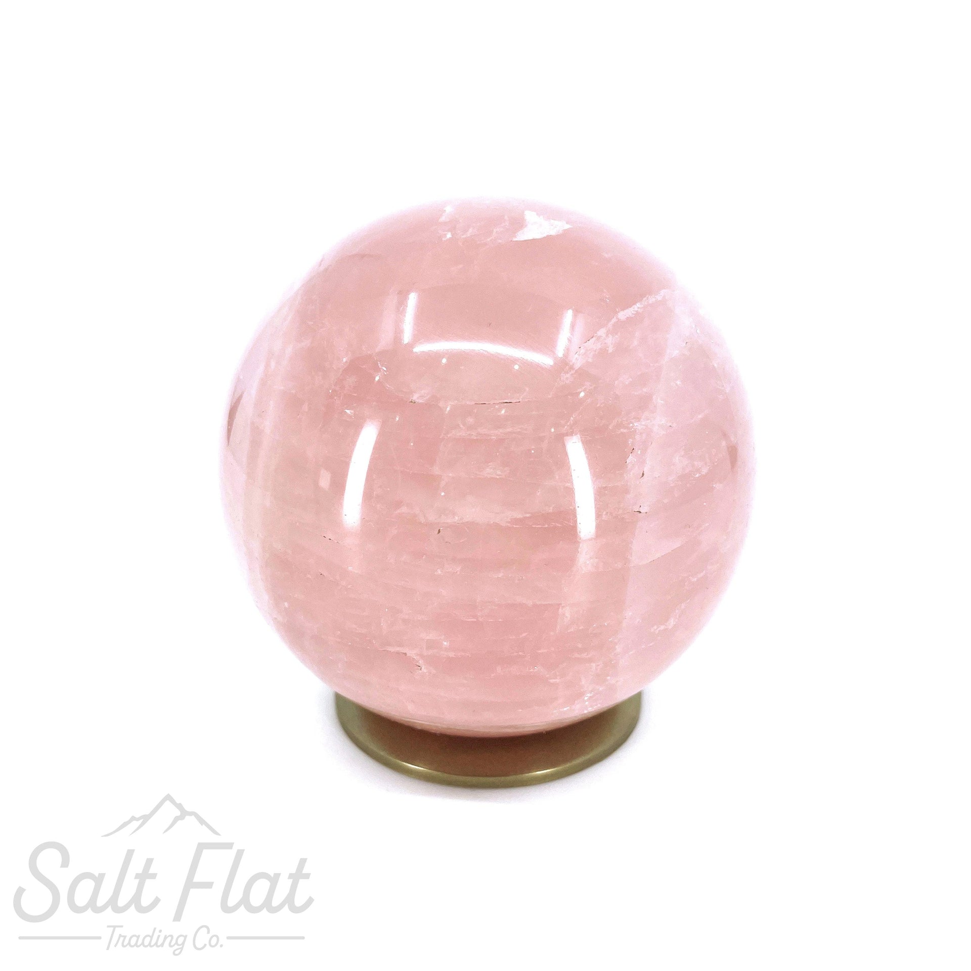 Esfera de cuarzo rosa