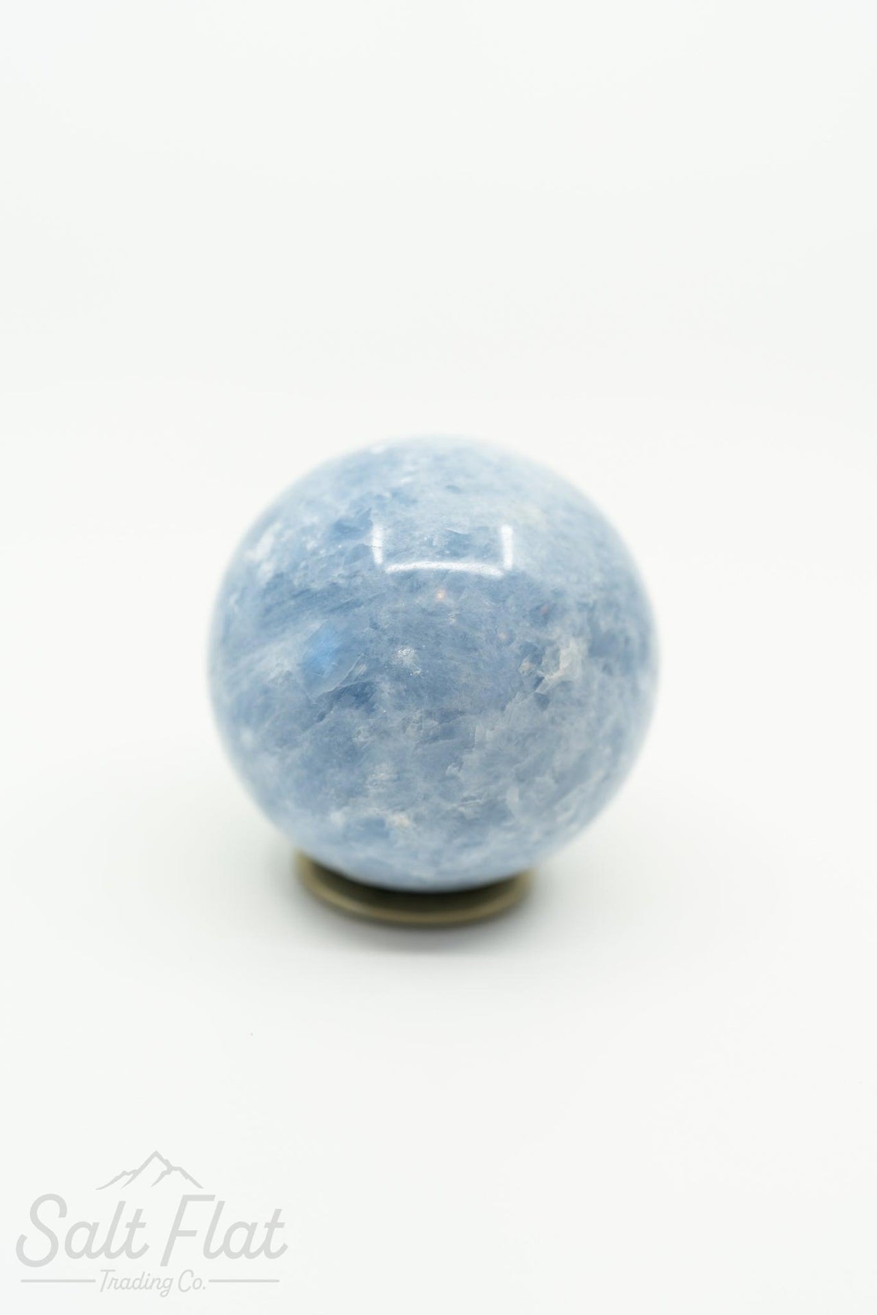 Esfera de calcita azul
