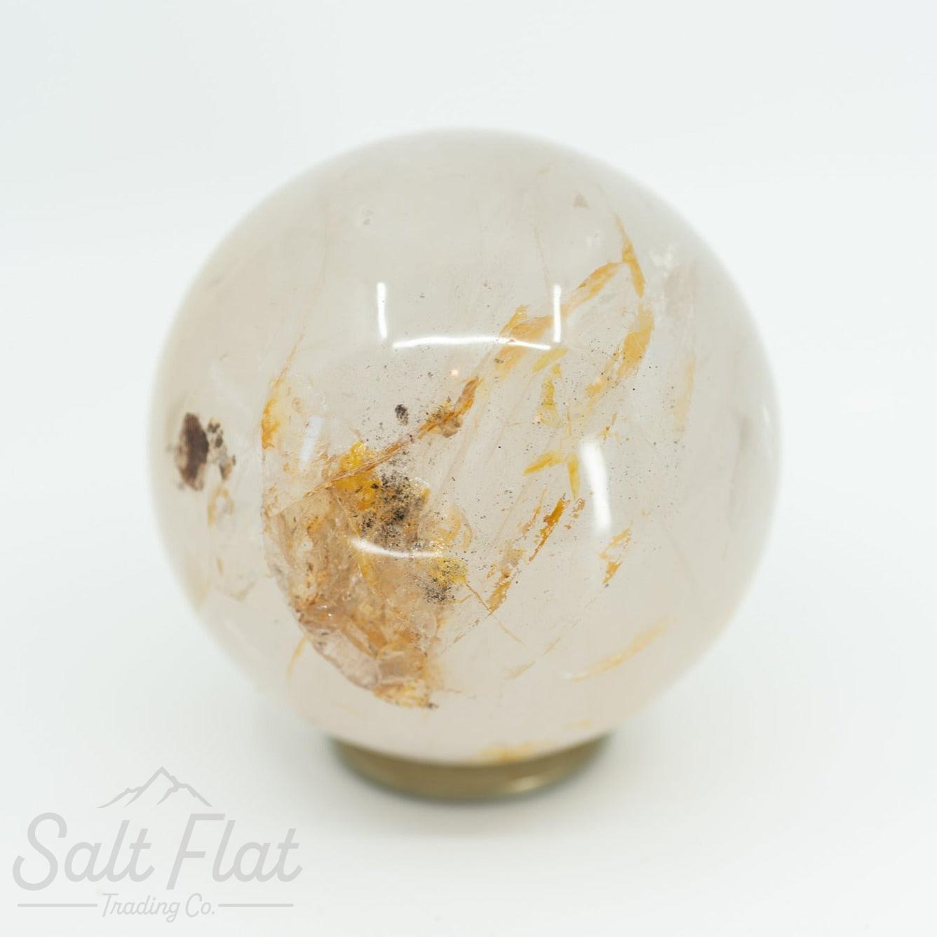 Esfera de cuarzo transparente