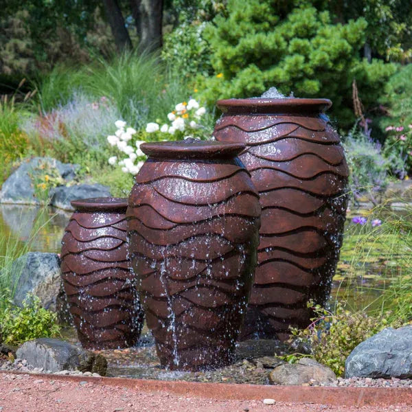 Scalloped Urns